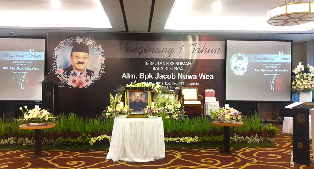 1st Year In Memorial of Bapak Jacob Nuwa Wea