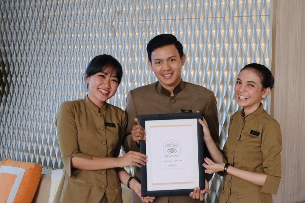 PARK HOTEL Cawang – Jakarta Receives Certificate of Excellence from Tripadvisor 2019