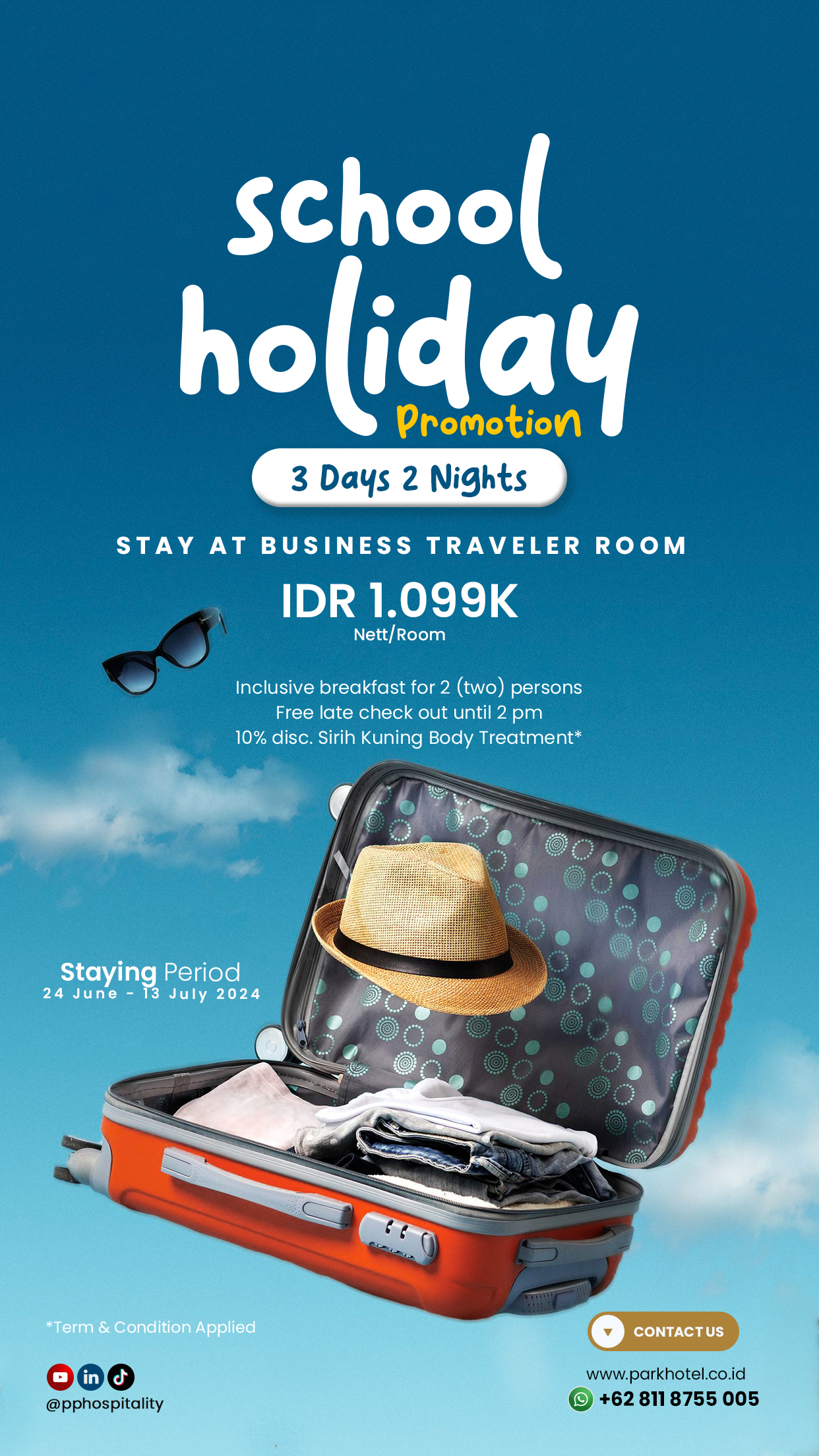 School Holiday Special Promotion at PARK HOTEL Cawang-Jakarta: Experience Unforgettable Holidays!