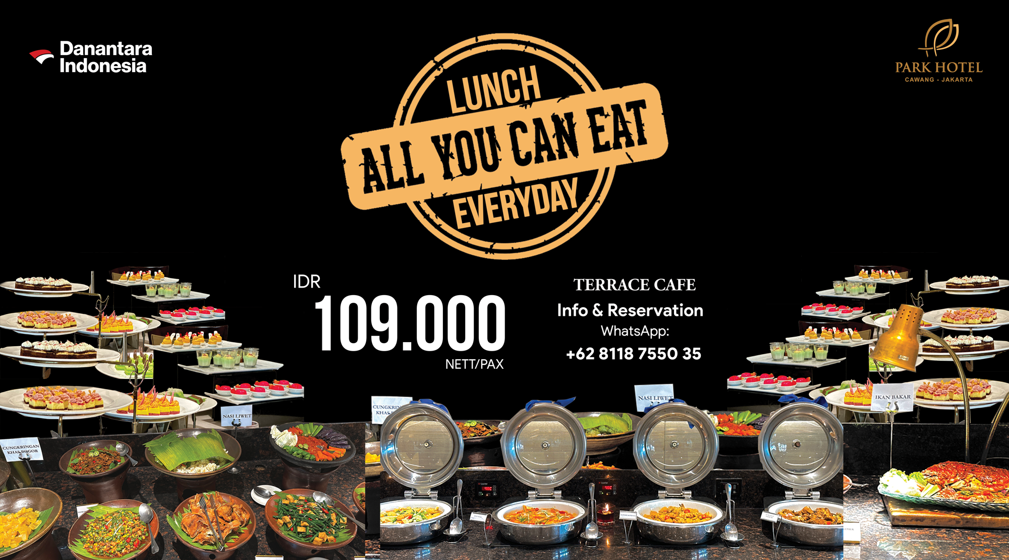 All You Can Eat at Terrace Cafe — Only IDR 109K