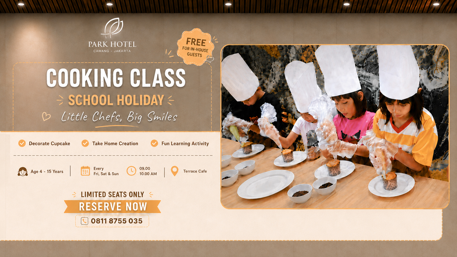 School Holiday Cooking Class is Back!