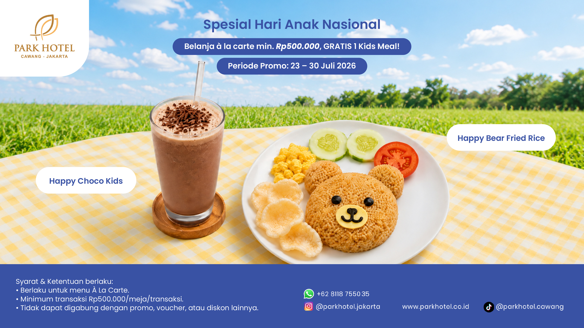 Rayakan Hari Anak Nasional bersama Park Hotel Cawang!