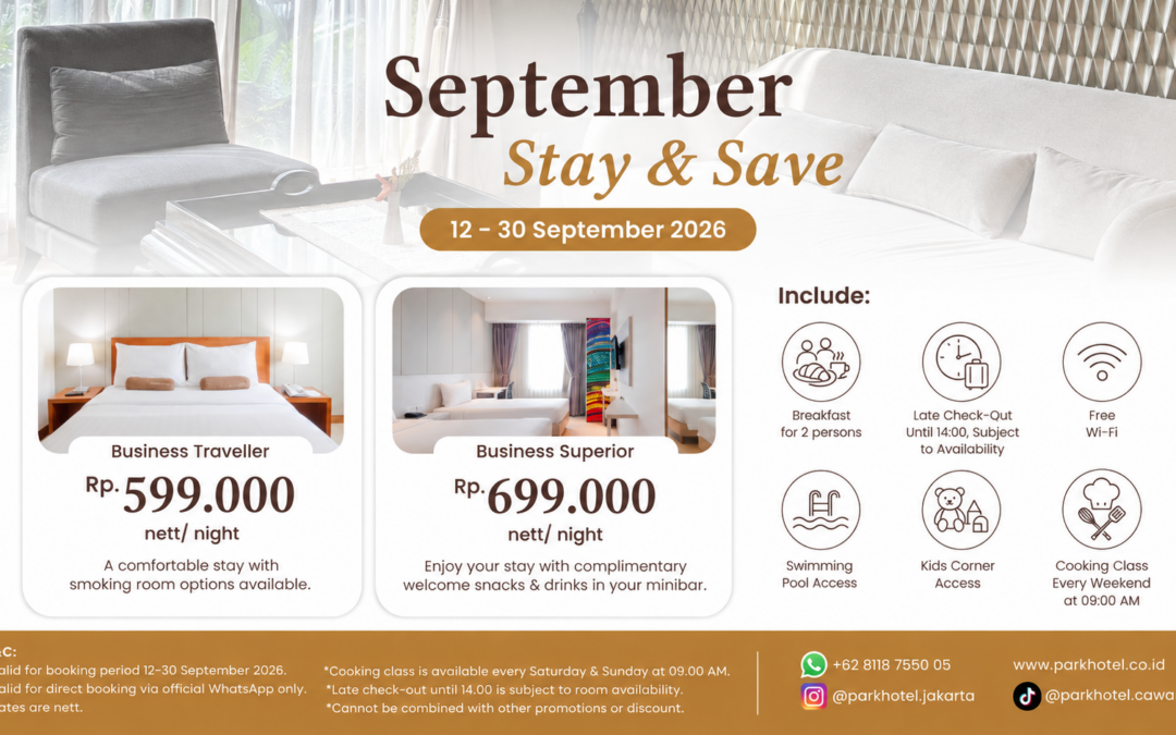 September Stay & Save ✨